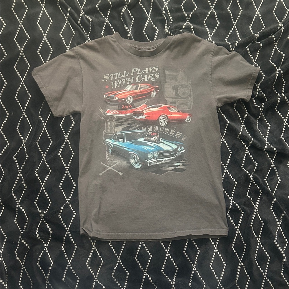 Men's Classic Car Graphic Tee - Gray